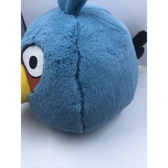 Commonwealth Angry Birds Jay Blue Bird Toys Medium 8” Stuffed Plush NO SOUND - Picture 8 of 14